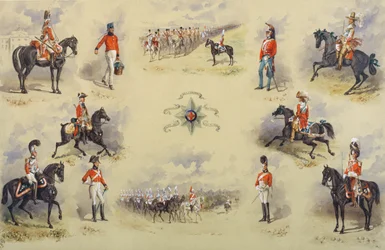 Uniformen der 2. Life Guards, 1884